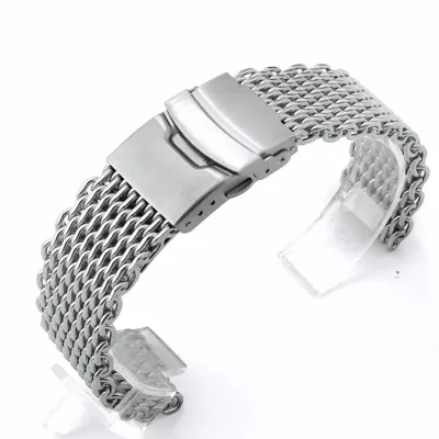 MILANESE STAINLESS STEEL MESH WATCH STRAP GB-0107S